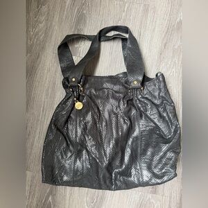 Gorgeous Jenrigo black snake skin bag XL